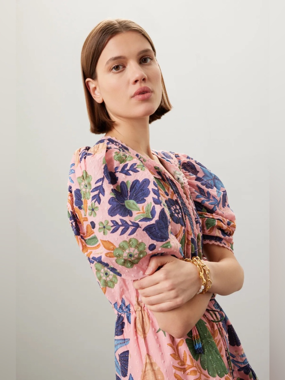 FARM Rio Seashell Cotton Mini Dress - Picture 5 of 16
